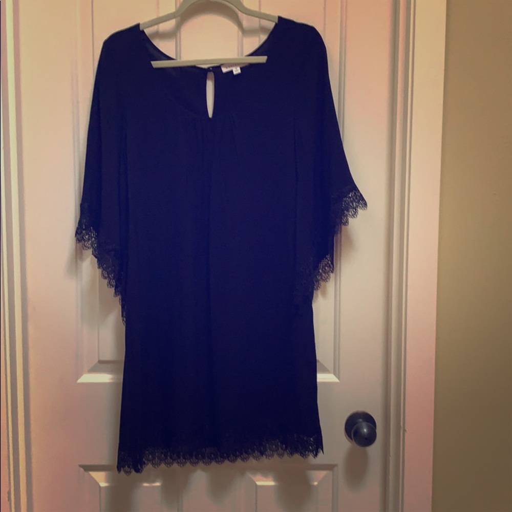 Rayon mid thigh dress